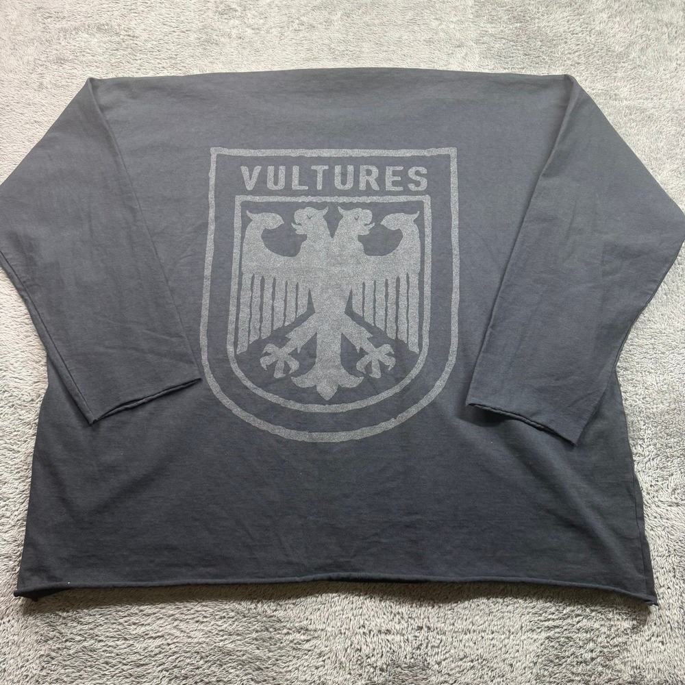YZY Gosha Vultures Black Long Sleeve T-Shirt (Summer 2024) - Picture 4 of 9